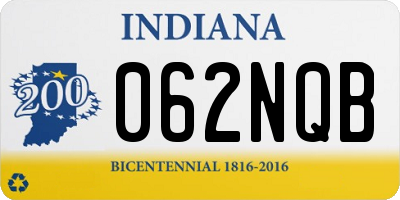 IN license plate 062NQB