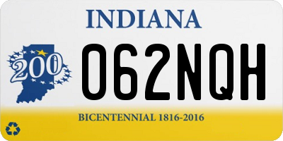 IN license plate 062NQH