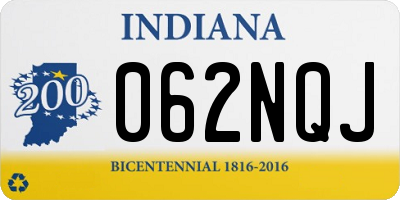 IN license plate 062NQJ
