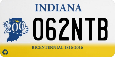 IN license plate 062NTB