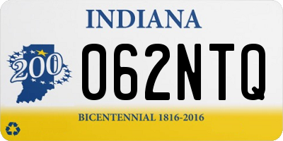 IN license plate 062NTQ
