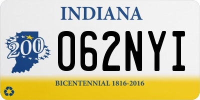 IN license plate 062NYI
