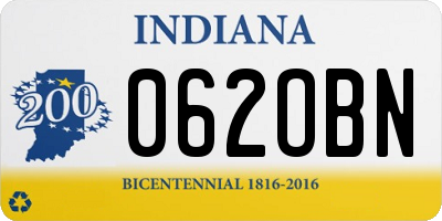 IN license plate 062OBN