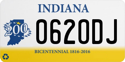 IN license plate 062ODJ