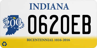 IN license plate 062OEB