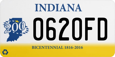 IN license plate 062OFD