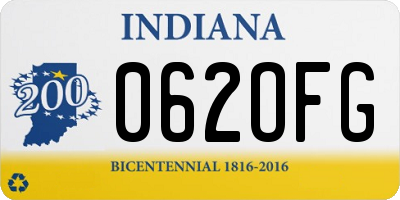 IN license plate 062OFG