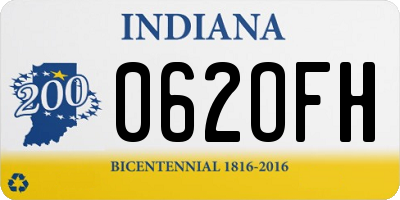 IN license plate 062OFH