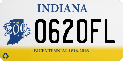 IN license plate 062OFL