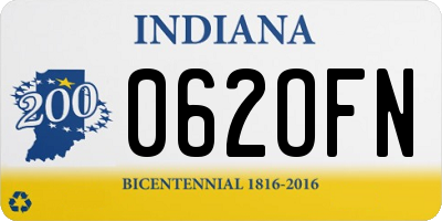 IN license plate 062OFN