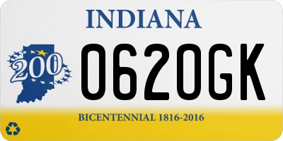 IN license plate 062OGK