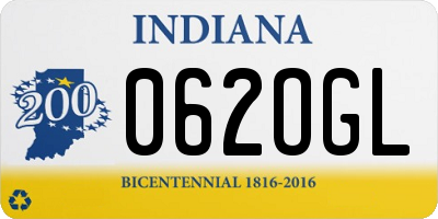 IN license plate 062OGL