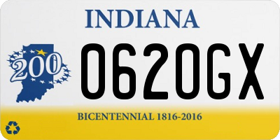 IN license plate 062OGX