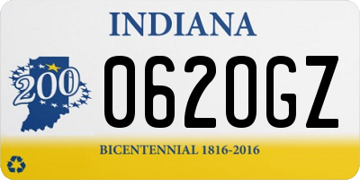 IN license plate 062OGZ