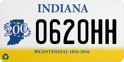 IN license plate 062OHH