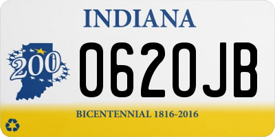 IN license plate 062OJB