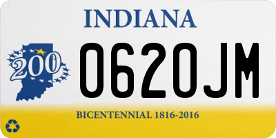 IN license plate 062OJM