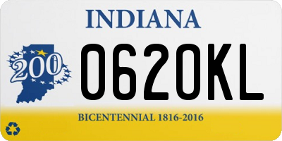 IN license plate 062OKL