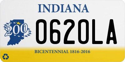 IN license plate 062OLA