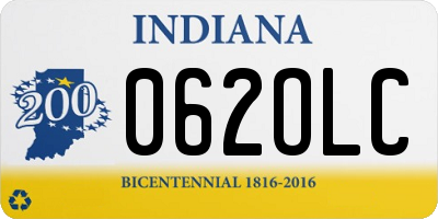 IN license plate 062OLC