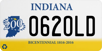 IN license plate 062OLD