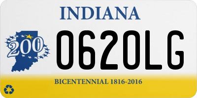 IN license plate 062OLG