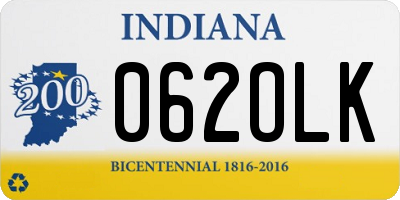 IN license plate 062OLK