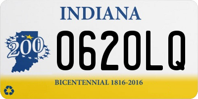 IN license plate 062OLQ