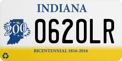 IN license plate 062OLR