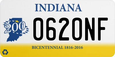 IN license plate 062ONF