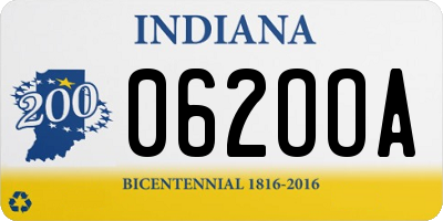 IN license plate 062OOA