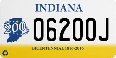 IN license plate 062OOJ