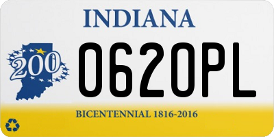 IN license plate 062OPL