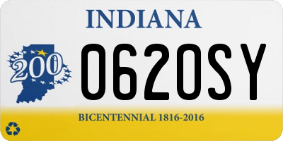 IN license plate 062OSY