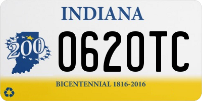 IN license plate 062OTC