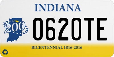 IN license plate 062OTE