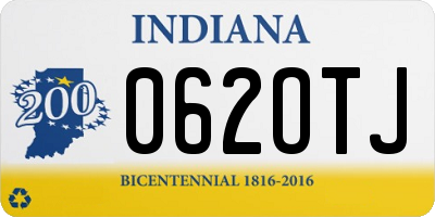 IN license plate 062OTJ