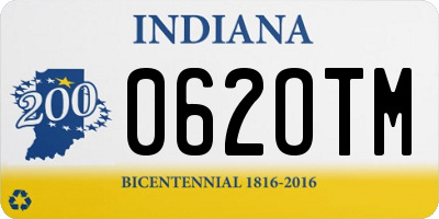 IN license plate 062OTM