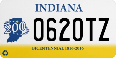 IN license plate 062OTZ