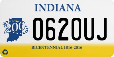 IN license plate 062OUJ