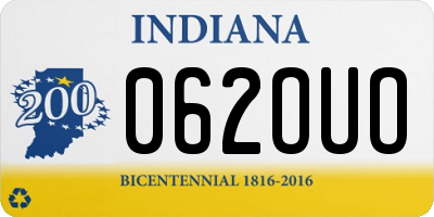 IN license plate 062OUO