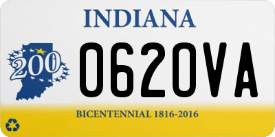IN license plate 062OVA