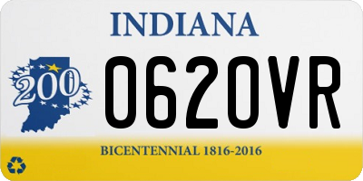 IN license plate 062OVR