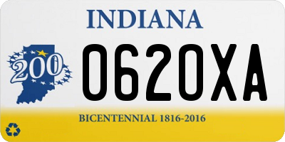 IN license plate 062OXA