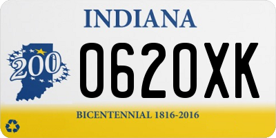 IN license plate 062OXK