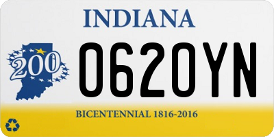 IN license plate 062OYN