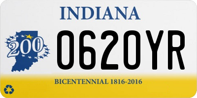 IN license plate 062OYR