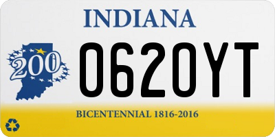 IN license plate 062OYT