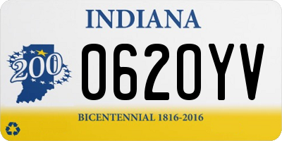 IN license plate 062OYV