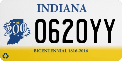 IN license plate 062OYY